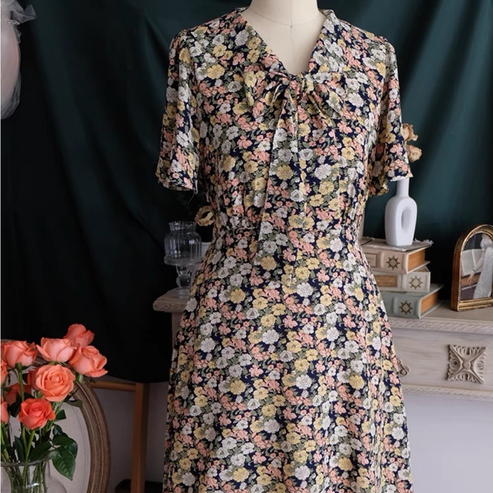 Handmade Vintage tea dress